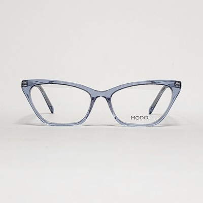 MODO 6546 Women's Handmade Cat Eye Glasses in Blue Crystal | 52mm