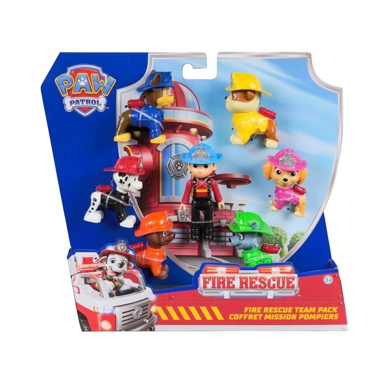 Figurines Pat Patrouille Fire Rescue Multipack pour Développer l'Imagination des Petits
