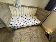 Tutti Bambini Modena 3-in-1 Cot Bed White and Oak
