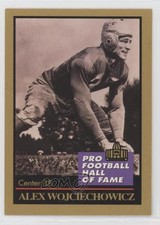 1991 Enor Pro Football Hall of Fame Alex Wojciechowicz #153 HOF 0kz8