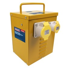 Sealey 5kVA Portable Vented Transformer 16/32A Outlets - WST5000MV/2