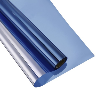 #ad Window Privacy Film One Way Heat Blocking Static Cling Dark Blue 17.7x196.9quot; AU $30.51