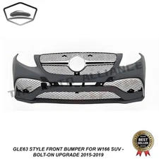 🚀GLE63 Style Look Bumper for 2015-2019 Mercedes Benz W166 Front Bumper