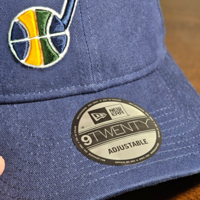 Utah Jazz New Era Dad Hat Cap NBA 9Twenty 920 Adjustable Navy Blue Embroidered Utah Jazz New Era Dad Hat Cap NBA 9Twenty 920 Adjustable  main image 4