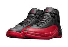 Jordan 12 Retro Flu Game CT8013-002 Black Red 2025 Men  s Size US 7-12