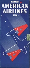 American Airlines timetable 1939/03/01