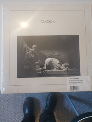 Joy Division - Closer -  40th Anniversary - Limited Edition Clear Vinyl. New