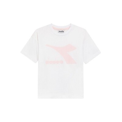 ORIGINAL DIADORA SS BL SUPER WHITE WILD ROSE 102 179354 01 C2703 T-SHIRT