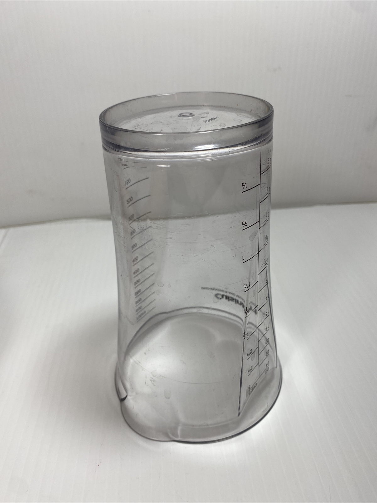 Cuisinart  24 oz Mixing Container Blender Measuring Cup Plastic 700ML Pour Spout