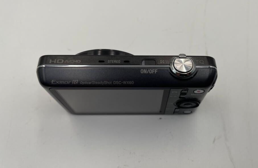Sony Digital Camera DSC-WX60 Cyber Shot Black 8.0x 16.2MP Compact