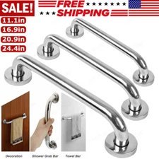 COMMERCIAL Grab Bar Stainless Steel Bath Bathroom Safety Handicap Hand Wall Rail