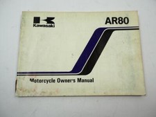 Kawasaki AR80 A1 Motorcycle Owners Manual 1980 Maintenance Wiring Diagram Disass