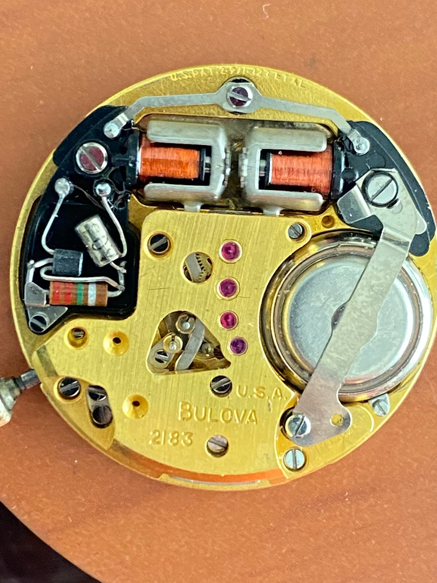 VINTAGE MEN S BULOVA ACCUTRON WRIST WATCH MOVEMENT CAL. 218 3