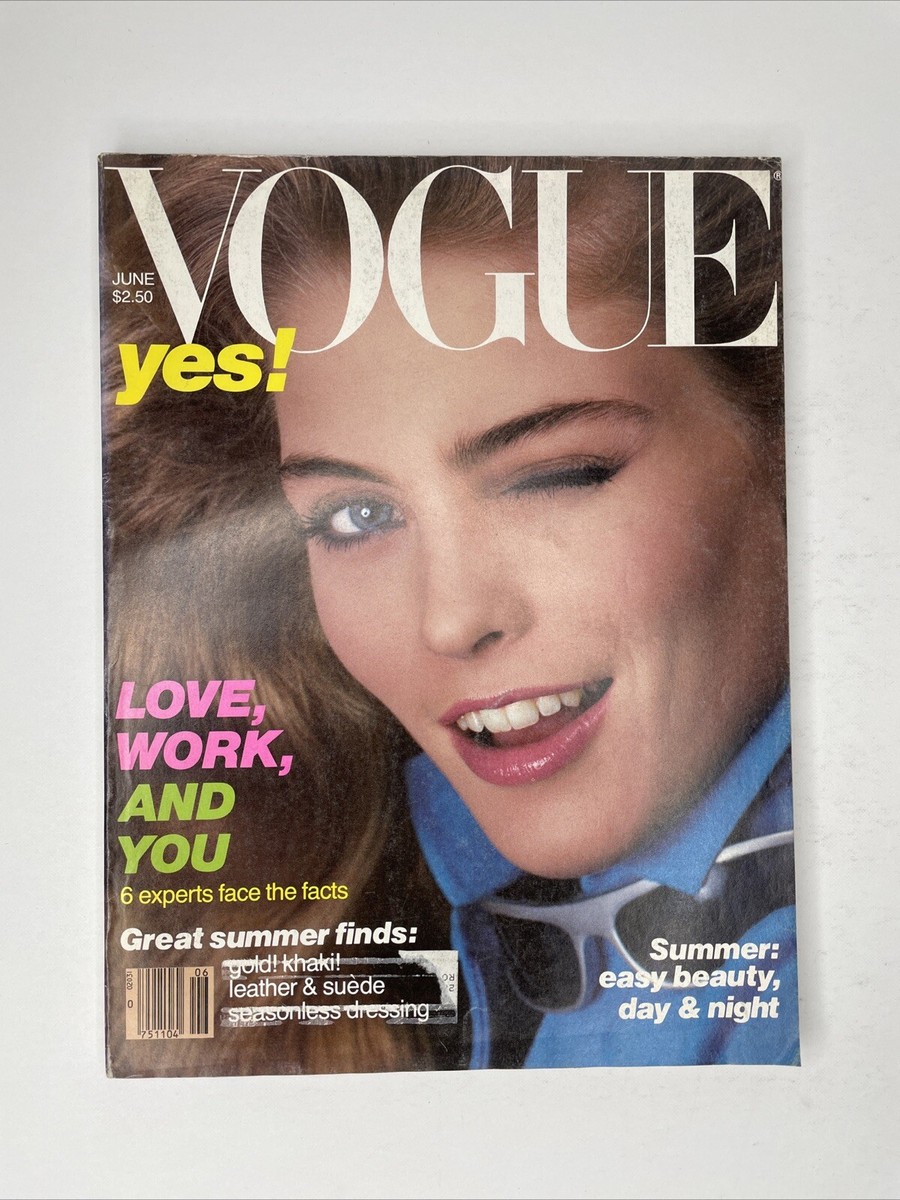 Vogue June 1981 - Kim Alexis Gia Carangi Jerry Hall Kelly LeBrock