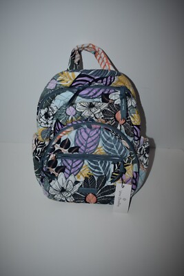 Vera Bradley Palm Floral Pattern Essential Compact Backpack  display picture 1