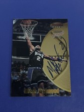 1998 Bowman's Best Basketball #77 Mitch Richmond Kings On Card Auto - Kings HOF