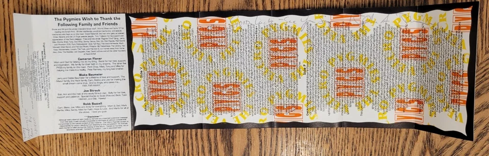 Rare Vel-Cro Pygmies We Ain't From Athens Signed Cassette Kentucky Hard Rock  - Imagem 4 de 4