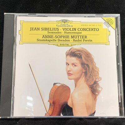 ANNE-SOPHIE MUTTER violin - SIBELIUS Violin Concerto, etc - PREVIN - DG CD 1995