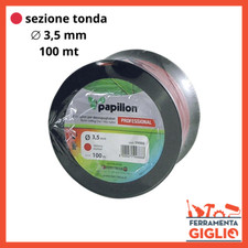 Bobina Filo Per Decespugliatore 3,5 mm Tondo Tagliaerba Matassa 100 metri mt