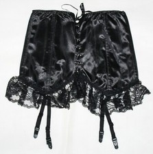 Black Heavy Satin Under Bust
