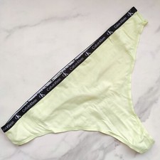 Calvin Klein 1996 Cotton Stretch Modern Thong Panty Spring Onion Size XL
