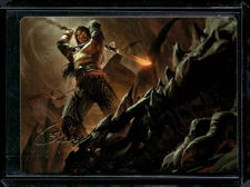 Sarkhan's Resolve - 18 - Gold Signature - Art Card - TDM - NM - MTG