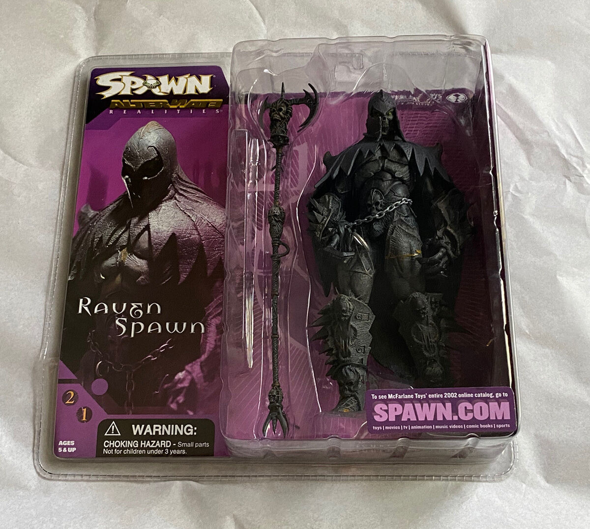 アメコミ SPAWN Series 21/RAVEN SPAWN McFarlane Spawn Series 21 Alternate Realities Raven Spawn