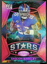 2021 CERTIFIED FOOTBALL SAQUON BARKLEY STARS PINK #70/199 SP NEW YORK GIANTS 💎