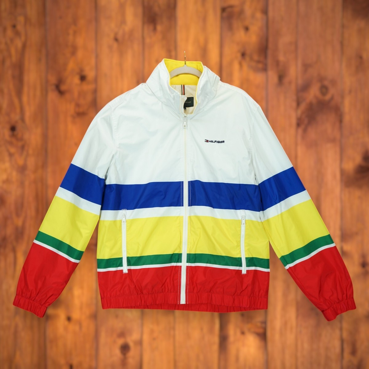 Tommy Hilfiger Archives Nautical Yacht Full Zip Retro Windbreaker 
