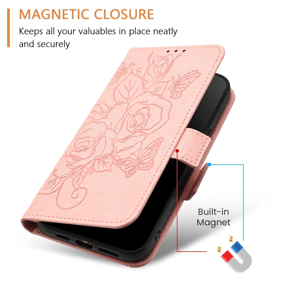 Magnetic Leather Wallet Phone Case for OnePlus 13 13R Nord 2 3 4 CE4 Lite