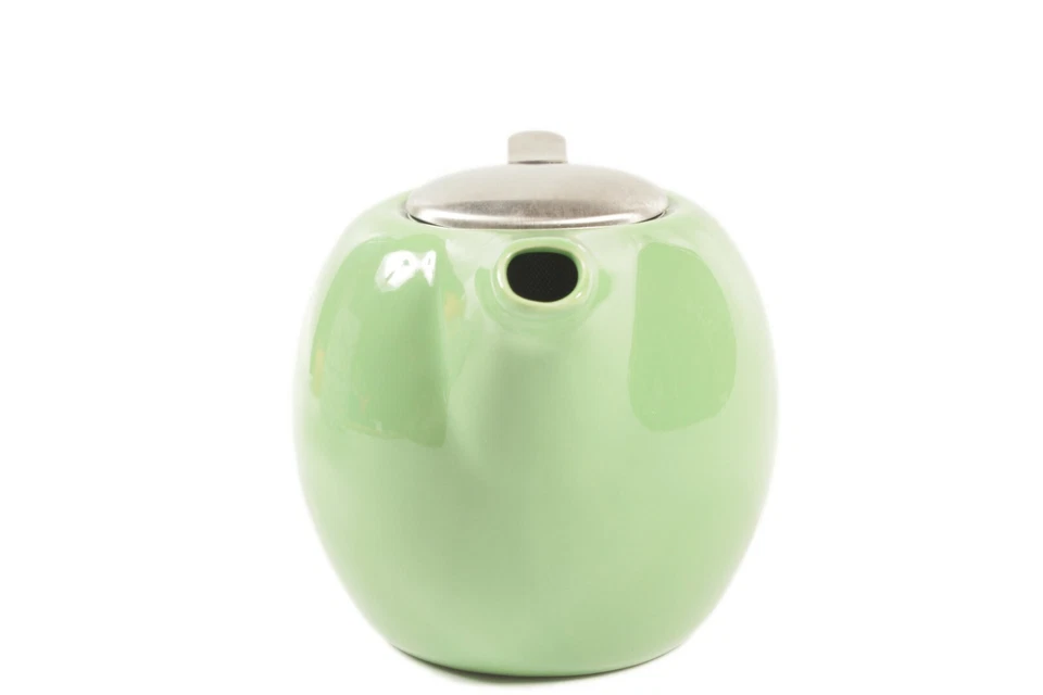 Tetera de 30 onzas con infusor de acero inoxidable y tapa Cordon Bleu verde resorte NUEVA Foto 2 de 4