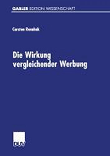 Thumbnail - Die Wirkung Vergleichender Werbung Carsten Rennhak