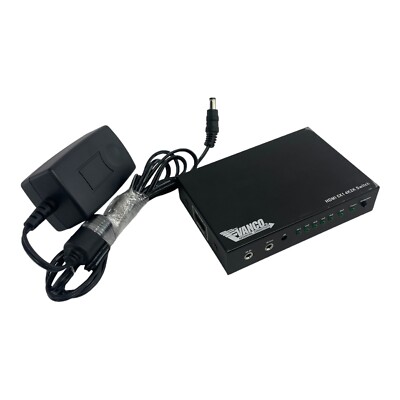 Vanco 280710 5-Port HDMI Switch 5x1 Switcher Selector 4K 1080P