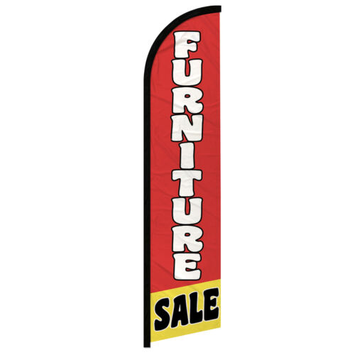 Furniture Sale Windless Advertising Swooper Flag Sale - Picture 1 of 2