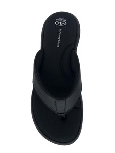 Athletic Works Women's Wide Width Thong Sandals Size 9W-10W (UW) 605388376343 | eBay