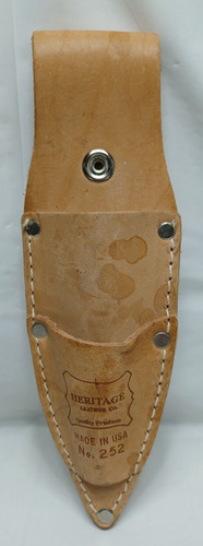 Scissors Holster Double Shears Holder Heritage Leather Co No. 252 Made in USA