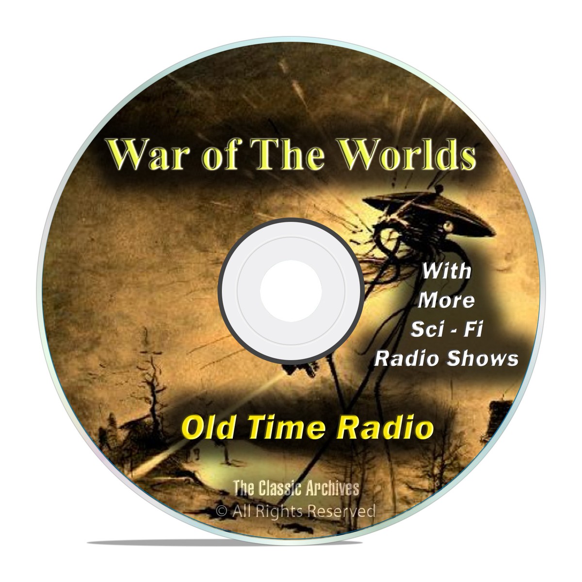 The War of the Worlds, HG Wells, with 960 Old Time Radio SCI FI