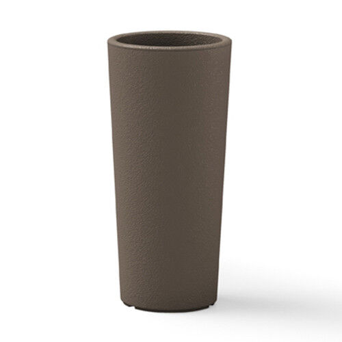 VASO TONDO MODERNO ALTO Ø30xh65 / Ø38xh85cm Con INTERNO ESTRAIBILE+TERRICCIO BIO - Foto 12 di 12