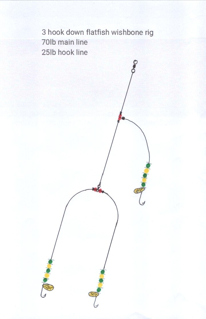 4 Pennel Contagocce Rig Aberdeen 4/0 – Terminali Da Pesca Pronti All'Uso Per Acqua Salata