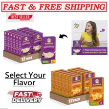 (12 pk)Annie's Shells Macaroni and Cheese with Organic Pasta,(Select Flavor)6 oz