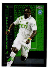 2022 Topps Chrome MLS Green Base Card #174 Moussa Djitte - Austin FC    