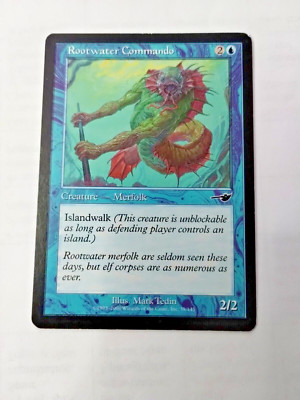 MTG Rootwater Commando Nemesis 39/143 Regular Common - Edge Wear - See Pics