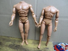 VINTAGE MEGO 1977 1978 LOT OF 2 HEADLESS ORIGINAL 12" STYLE BODIES -PARTS/REPAIR