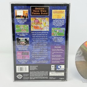 Theme Park Sega Saturn Disc Back Art Only Tested