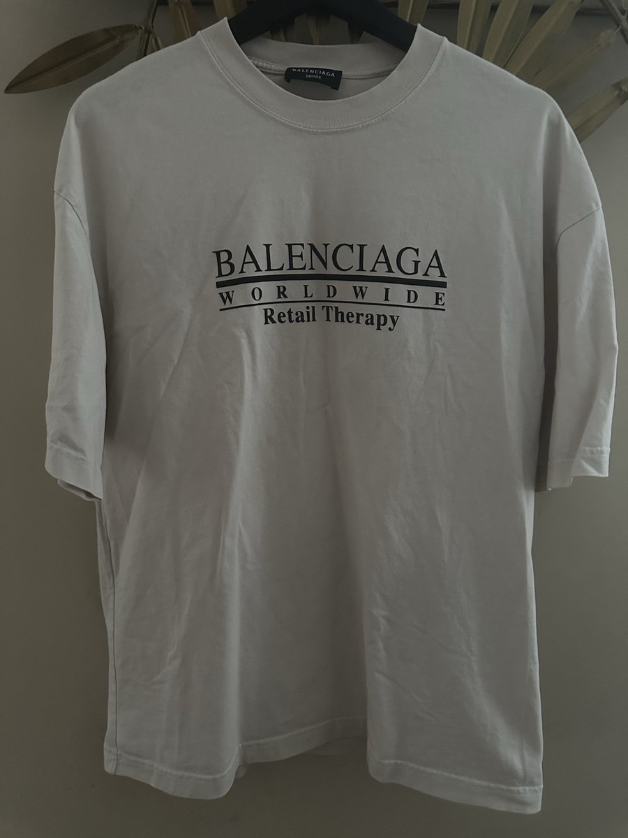 BALENCIAGA Retail Therapy ロンT balenciaga worldwide retail therapy T Shirt | eBay