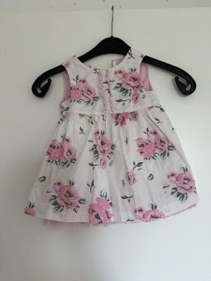 Süßes Kleid Blumen Sommerkleid 80 H&M Tüll Ballkleid Ostern