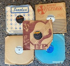 LOT OF (5) LATIN 10  SHELLAC 78 rpm RECORDS P...