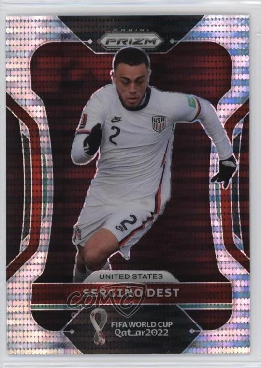 2022 Panini Prizm World Cup Qatar Breakaway Prizm Sergino Dest #206 h3a