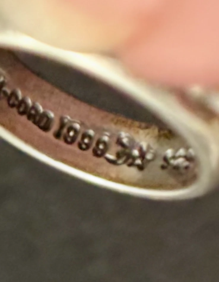 VINTAGE B. KIESELSTEIN-CORD 925 STERLING SILVER 7.5" TOGGLE CLASP BRACELET 1999 - Image 4 of 4