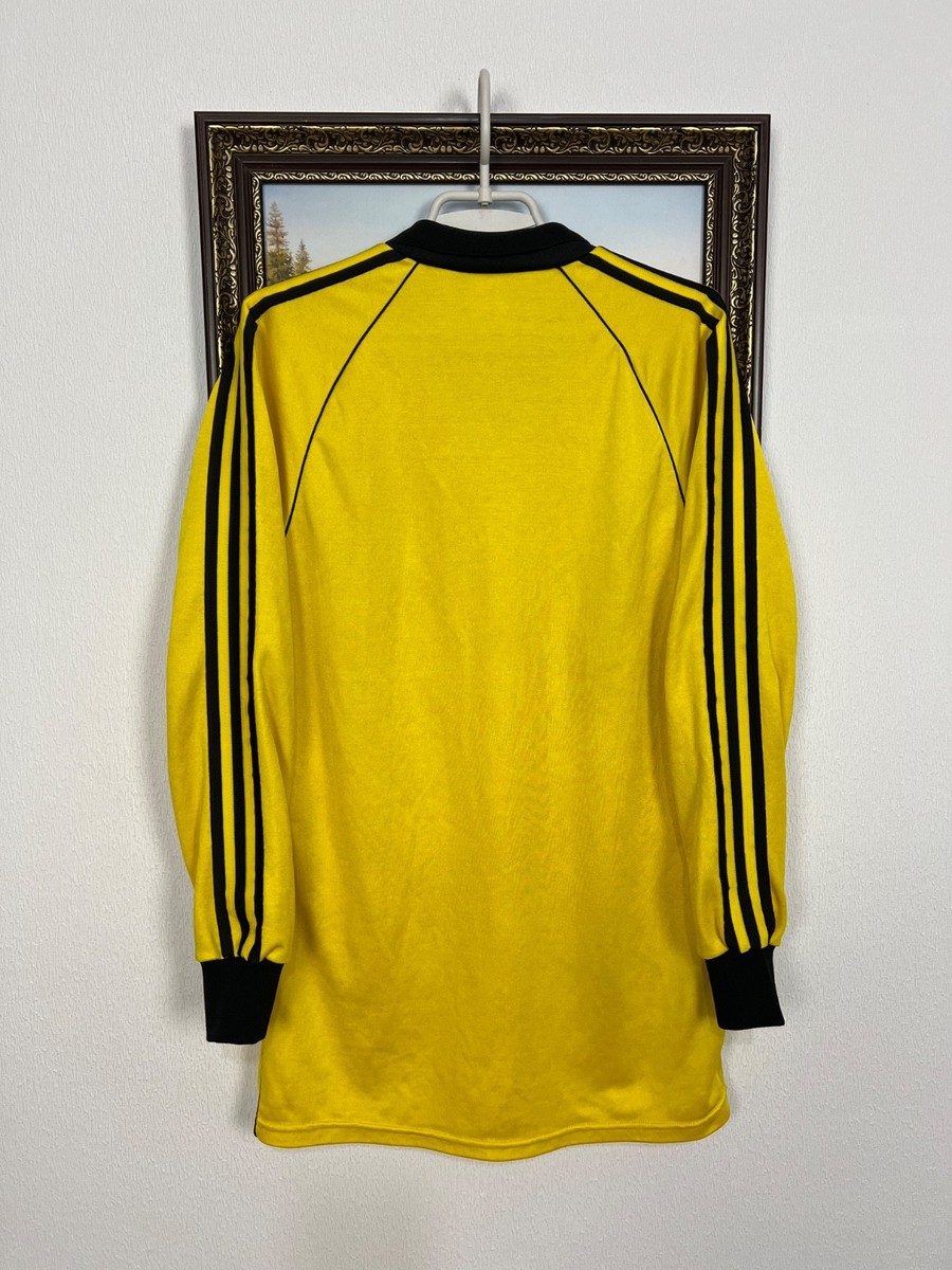 Vintage 80's Adidas West Germany Football Shirt Long Sleeve Jersey